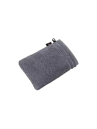 VOSSEN | Guanto da bagno CALYPSO FEELING 22x16cm Nero | grau